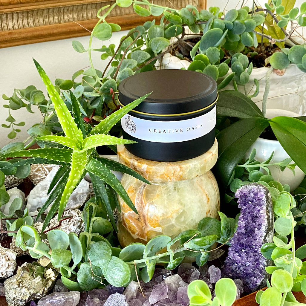 Creative Oasis Soy Crystal Intention Candle