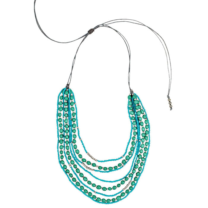 Mallorca Necklace in Emerald