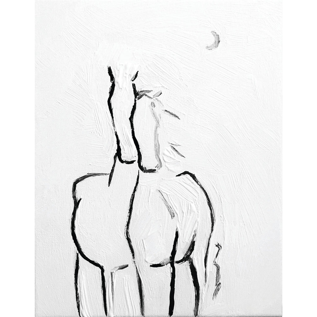 Horse art print by Betinna Norton, No one like you