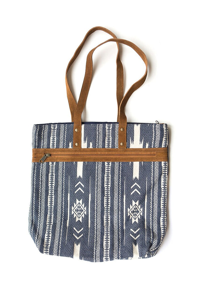 Rover Patterned Purse in Blue